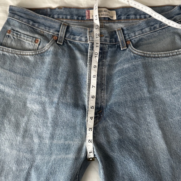 Levi's - Light Blue Regular Fit 505 Jeans - Picture 6 of 13